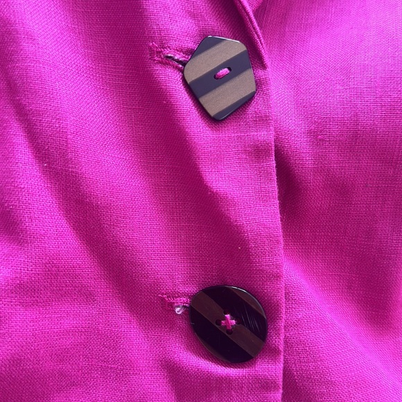 FARM Rio Linen blazer in peony size small - Picture 7 of 10